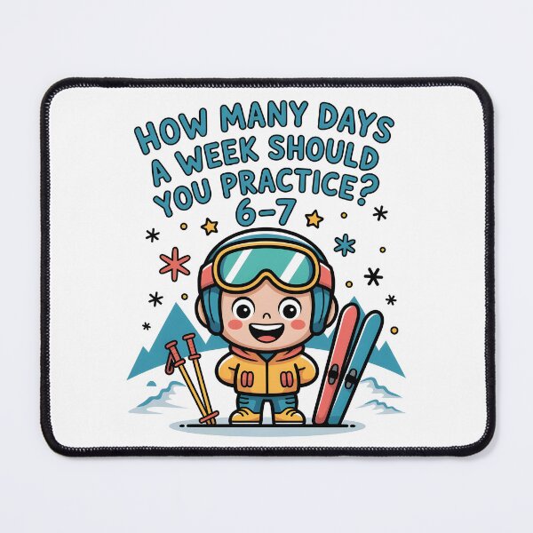 Item preview, How Many Days A Week Should You Practice Ski Instructor designed and sold by AniArtPL.