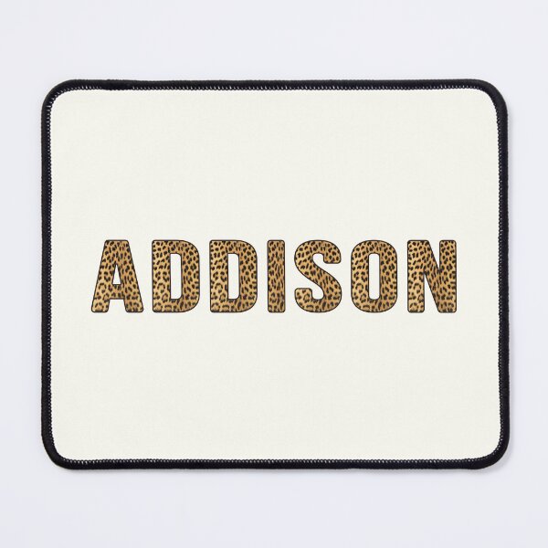 Item preview, Addison Name Leopard Print designed and sold by Jeallan Designs.