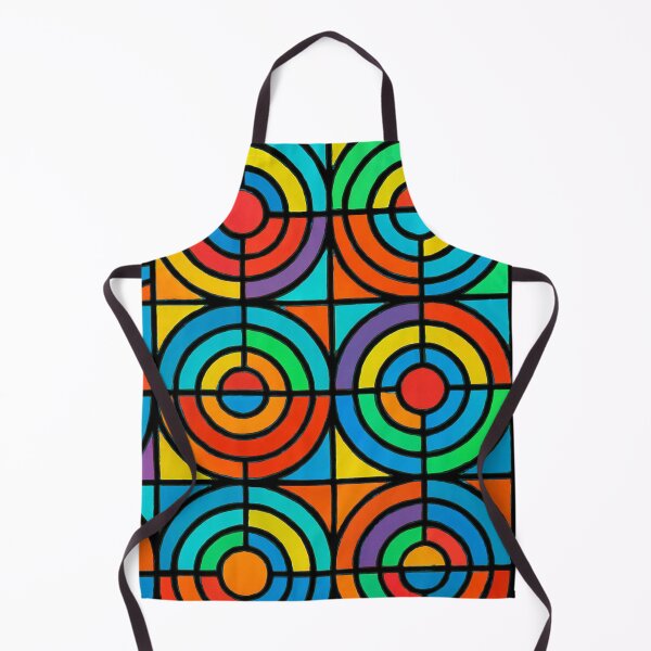 Item preview, Radiant grid of geometric semicircles designed and sold by Sigtrix.