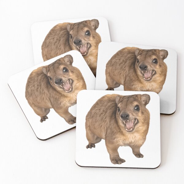 Item preview, Funny Hyrax Screaming Wawa Awawa designed and sold by murray-mckenzie.