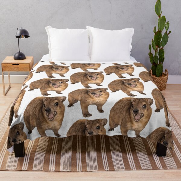 Item preview, Funny Hyrax Screaming Wawa Awawa designed and sold by murray-mckenzie.