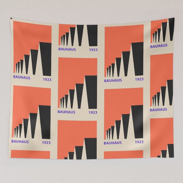 Item preview, Bauhaus 1923 Abstract Geometric Poster With Bold Triangles And Modern Color Block designed and sold by portokalis.