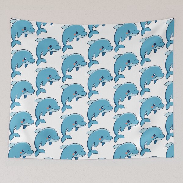 Item preview, Cute Baby Dolphin, Cartoon Animal designed and sold by GoldenSunsetBloom.