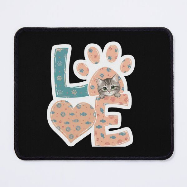 Item preview, Cat Mom/Dad Vibes Only Kitten Cuddles & Paw Print Love. designed and sold by ZyVoAli.