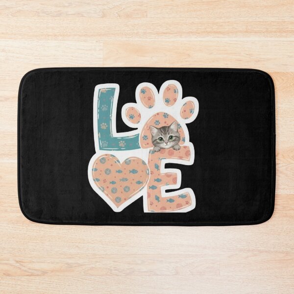 Item preview, Cat Mom/Dad Vibes Only Kitten Cuddles & Paw Print Love. designed and sold by ZyVoAli.