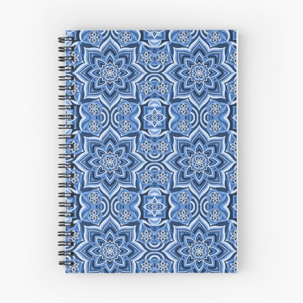 Item preview, Psychedelic pattern in blue. designed and sold by Shak Stickers.