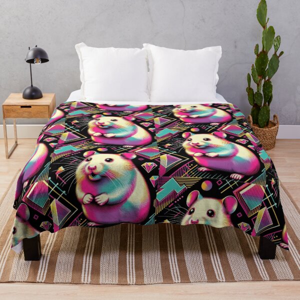Item preview, Colorful geometric decorative hamster designed and sold by Dogandesighn.