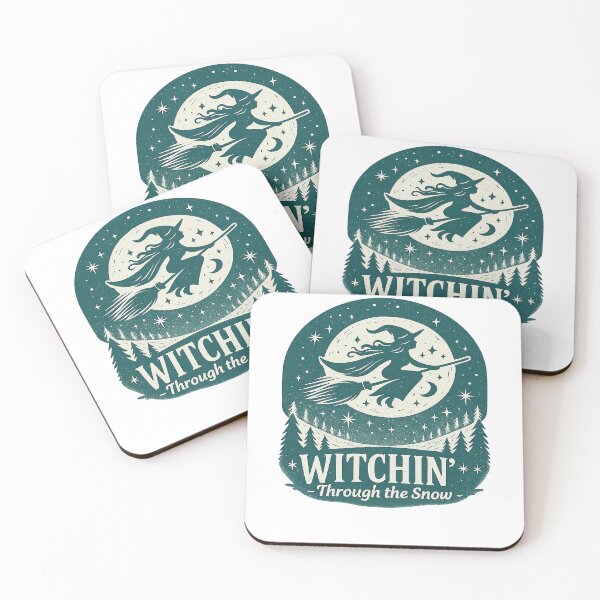 Item preview, Witchin' Through the Snow designed and sold by TreeWyzard Creations.