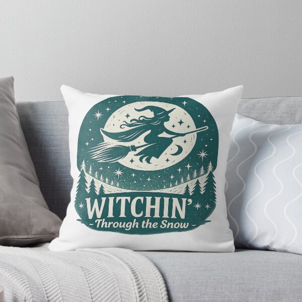Item preview, Witchin' Through the Snow designed and sold by TreeWyzard Creations.