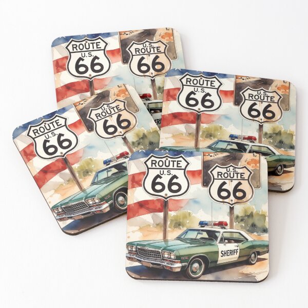 Item preview, Classic American Police/Sheriff cars 1 designed and sold by T-shirt365brand.