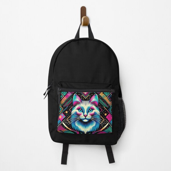 Item preview, Geometric decorative colorful cat designed and sold by Dogandesighn.