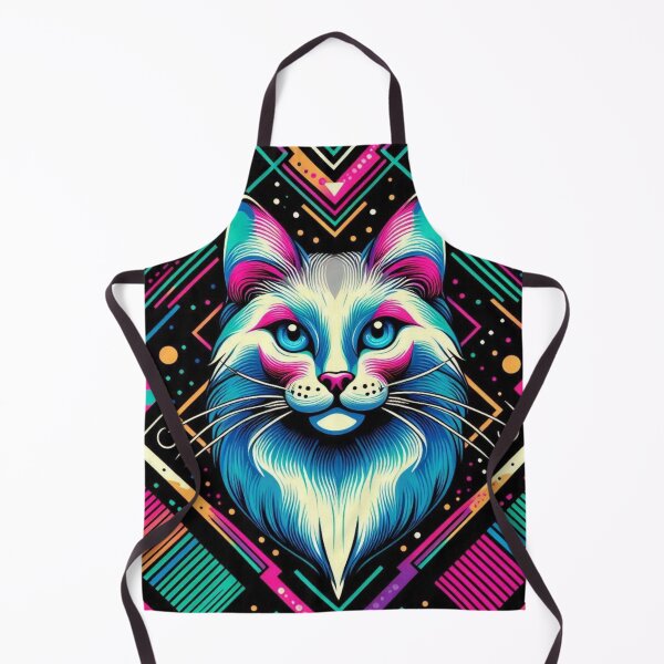 Item preview, Geometric decorative colorful cat designed and sold by Dogandesighn.