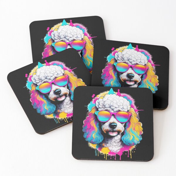 Item preview, Cool Glam Pup with Sunglasses -Poodle Designs designed and sold by RockitBaby.