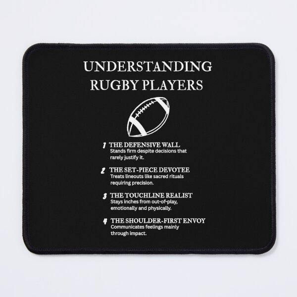 Item preview, Tough Rugby Player Funny Design - Black designed and sold by PsyFlow35.