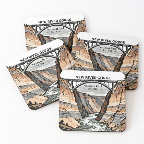 Item preview, Riverside Overlook Trail New River Gorge National Park designed and sold by Simsimah26Parks.