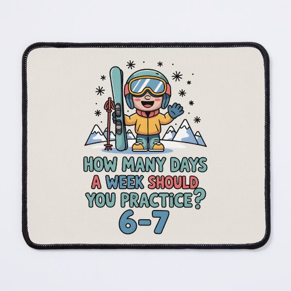 Item preview, How Many Days A Week Should You Practice Ski Instructor designed and sold by AniArtPL.