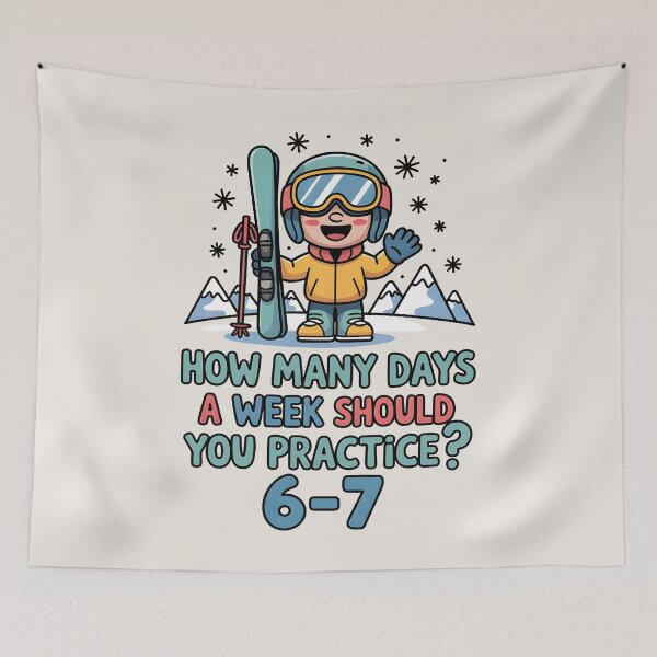 Item preview, How Many Days A Week Should You Practice Ski Instructor designed and sold by AniArtPL.