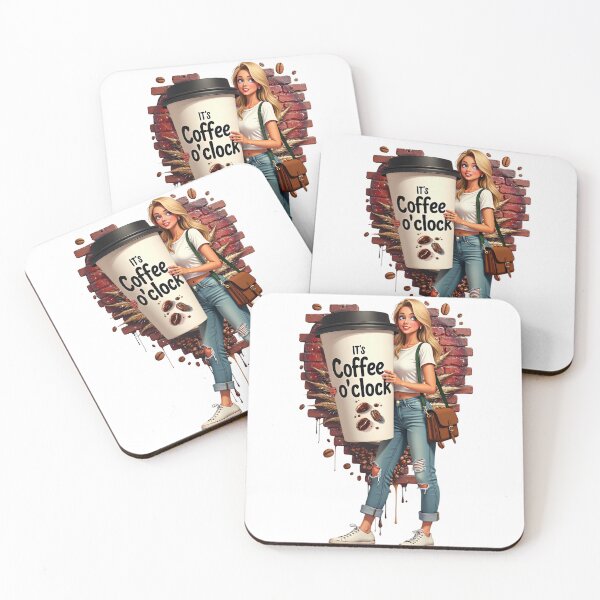 Item preview, It's Coffee O'clock Pop Art designed and sold by KLERIKSTORE.