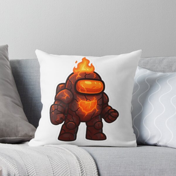 Item preview, Dispatch Game Fire Warrior Sticker | Inferno Juggernaut Lava Armor Crewmate | Fiery Power PNG designed and sold by Gurjeetpixelart.