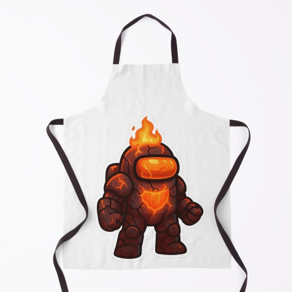 Item preview, Dispatch Game Fire Warrior Sticker | Inferno Juggernaut Lava Armor Crewmate | Fiery Power PNG designed and sold by Gurjeetpixelart.