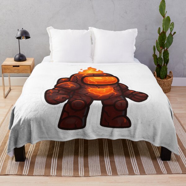 Item preview, Dispatch Game Fire Warrior Sticker | Inferno Juggernaut Lava Armor Crewmate | Fiery Power PNG designed and sold by Gurjeetpixelart.