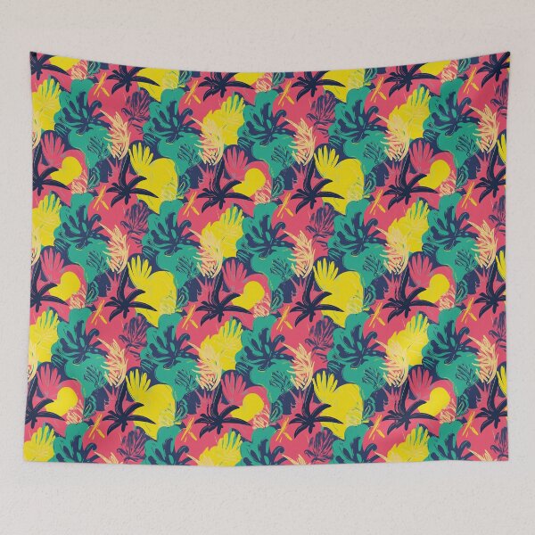 Item preview, Tropical neon dream seamless pattern designed and sold by Oximus.
