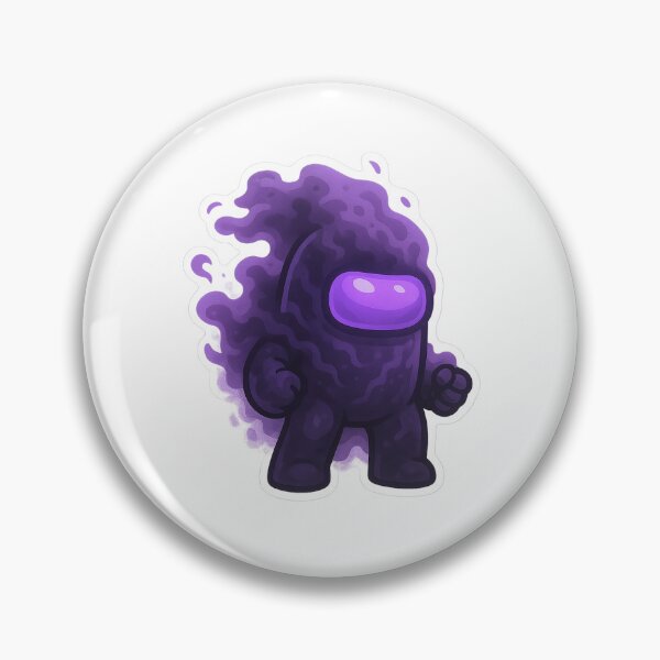 Item preview, Dispatch Game Ghost Wraith Sticker | Purple Phantom Crewmate | Shadow Aura Spirit PNG designed and sold by Gurjeetpixelart.