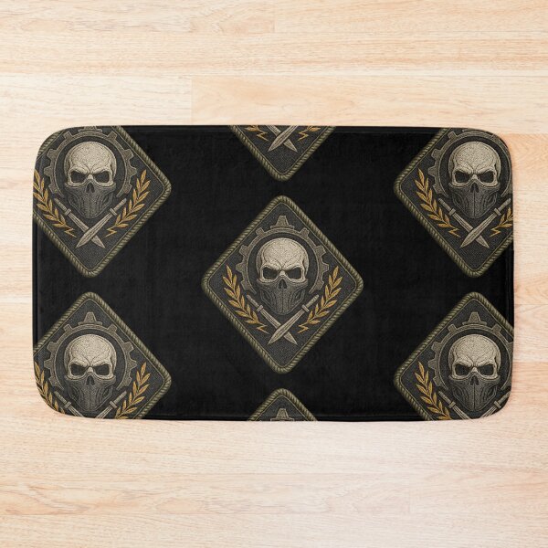Item preview, Gear skull tactical mask diamond patch designed and sold by LaNadaYFundante.
