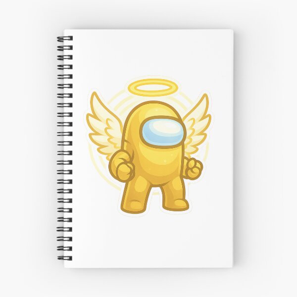 Item preview, Dispatch Game Angel Guardian Sticker | Golden Light Crewmate with Wings | Holy Power PNG designed and sold by Gurjeetpixelart.