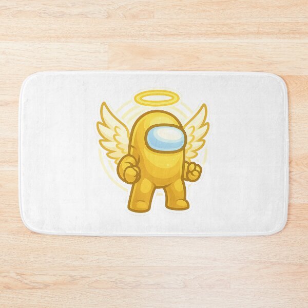 Item preview, Dispatch Game Angel Guardian Sticker | Golden Light Crewmate with Wings | Holy Power PNG designed and sold by Gurjeetpixelart.