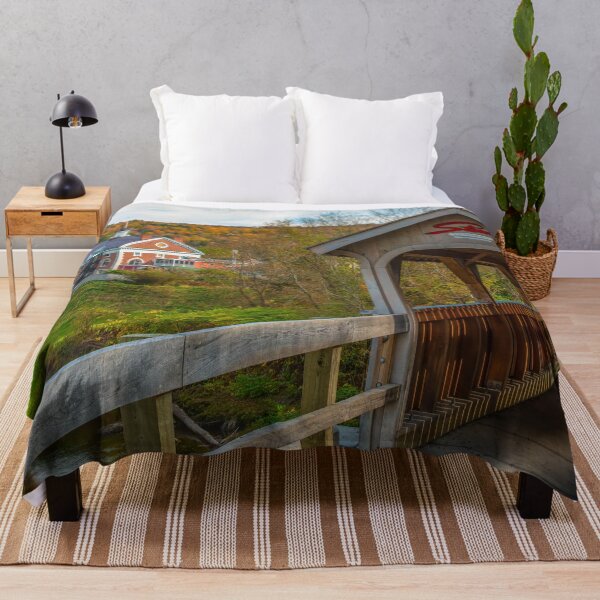 Item preview, Stowe Covered Footbridge designed and sold by Viv Thompson Photography .