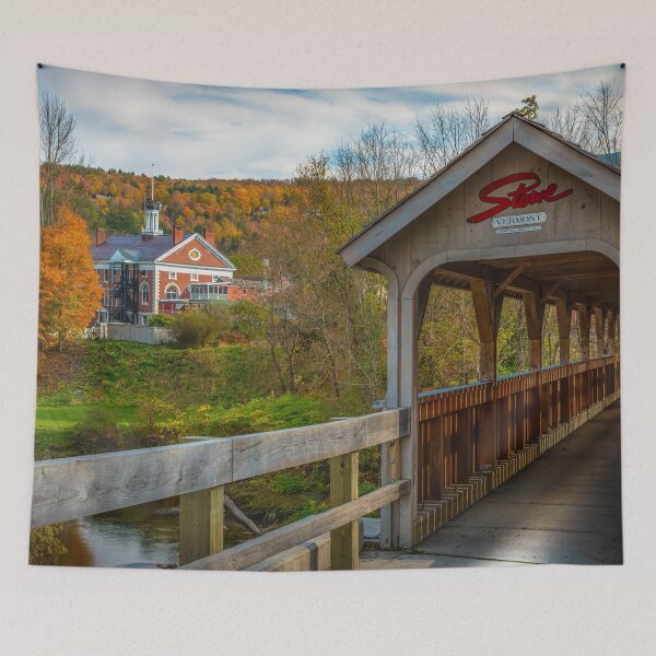 Item preview, Stowe Covered Footbridge designed and sold by Viv Thompson Photography .