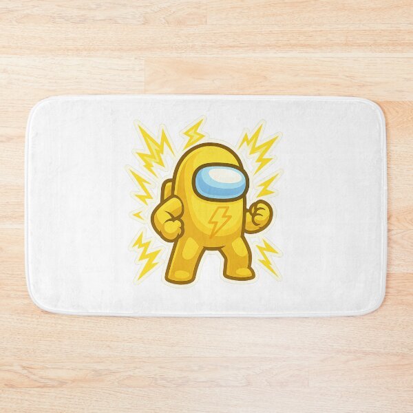 Item preview, Dispatch Game Electric Warrior Sticker | Yellow Lightning Crewmate | Thunder Power PNG designed and sold by Gurjeetpixelart.