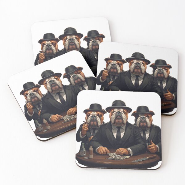 Item preview, Gangster Bulldogs – The Wise Guys Club designed and sold by The Grumpy Pet Club.