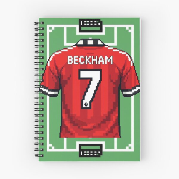 Item preview, David Beckham Man Utd 8-Bit Soccer Football designed and sold by Gegenpress Design.