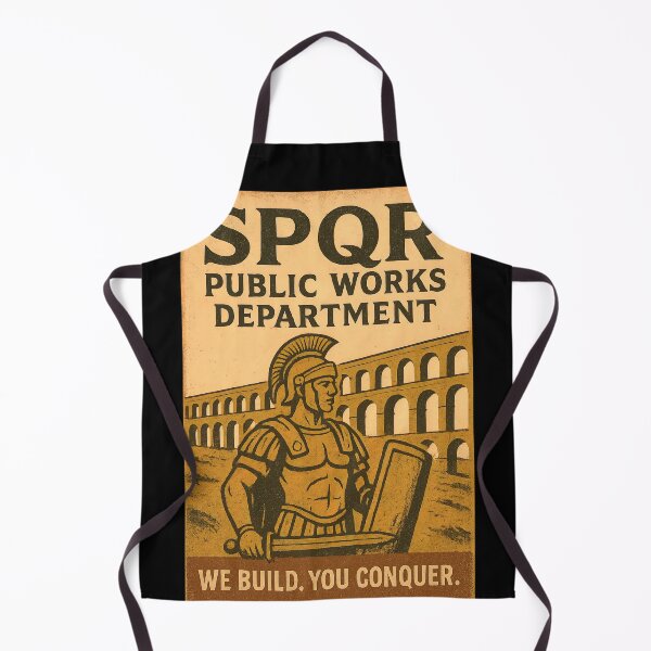 Item preview, SPQR Public Works We Build You Conquer designed and sold by Retr0Tshirts.