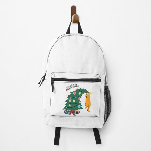 Item preview, Merry Christmas With a Cat And a Christmas Tree. designed and sold by Dinasshop.