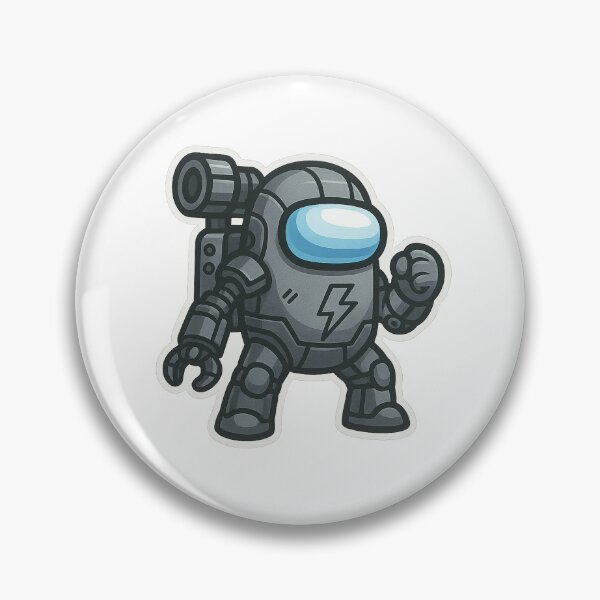 Item preview, Dispatch Game Mecha Commander Sticker | Robot Armor Crewmate | Tech Warrior PNG designed and sold by Gurjeetpixelart.