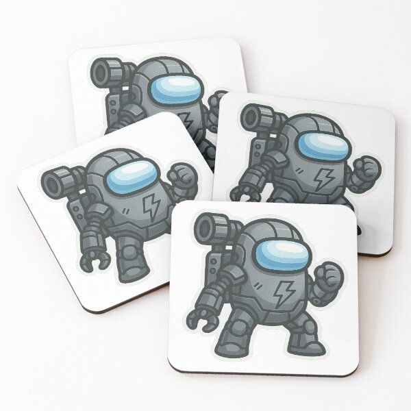 Item preview, Dispatch Game Mecha Commander Sticker | Robot Armor Crewmate | Tech Warrior PNG designed and sold by Gurjeetpixelart.