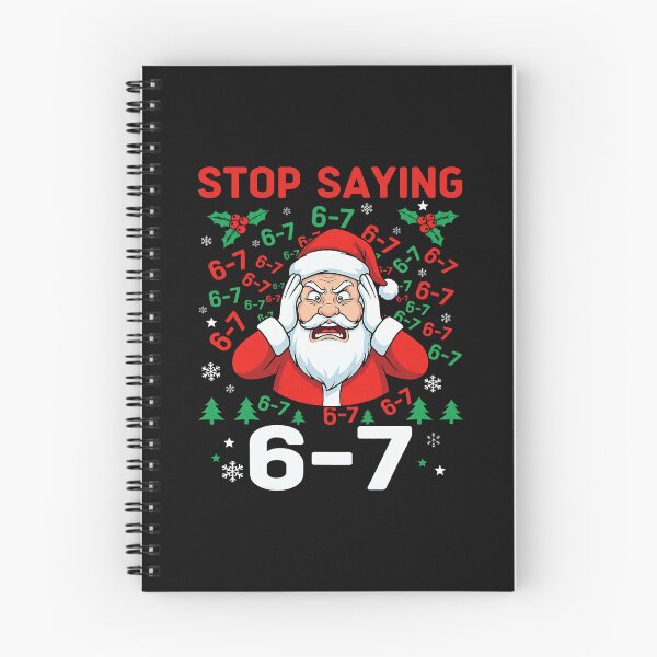 Item preview, Stop Saying Six Seven Santa Funny Bright Holiday Teacher Scene designed and sold by khdmalakarak.