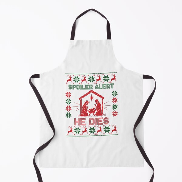Item preview, Spoiler Alert He Dies Funny Nativity Bold Christmas Sweater designed and sold by khdmalakarak.
