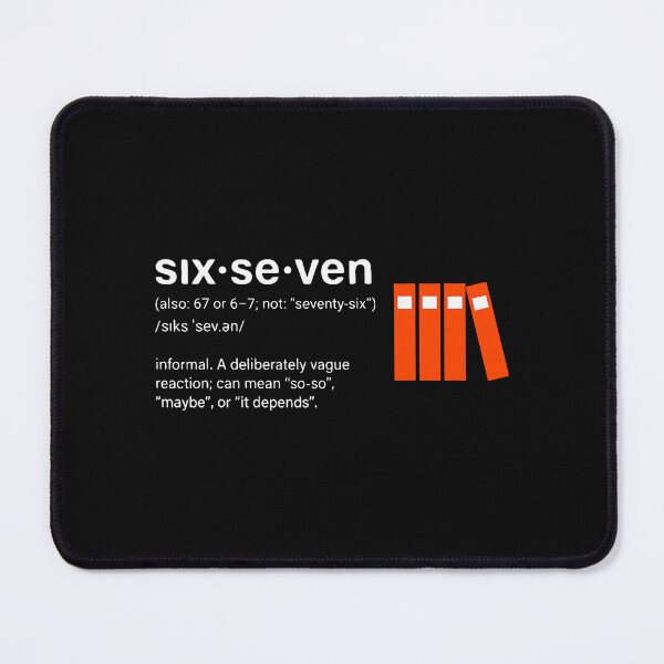 Item preview, Six Seven Reading Definition Funny Clever Cool Minimal designed and sold by khdmalakarak.