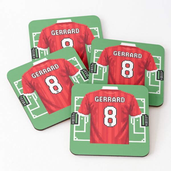 Item preview, Steven Gerrard 8-Bit Soccer Football designed and sold by Gegenpress Design.