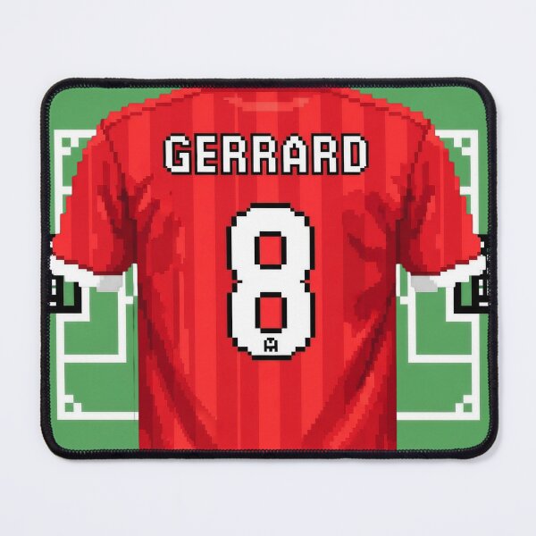 Item preview, Steven Gerrard 8-Bit Soccer Football designed and sold by Gegenpress Design.