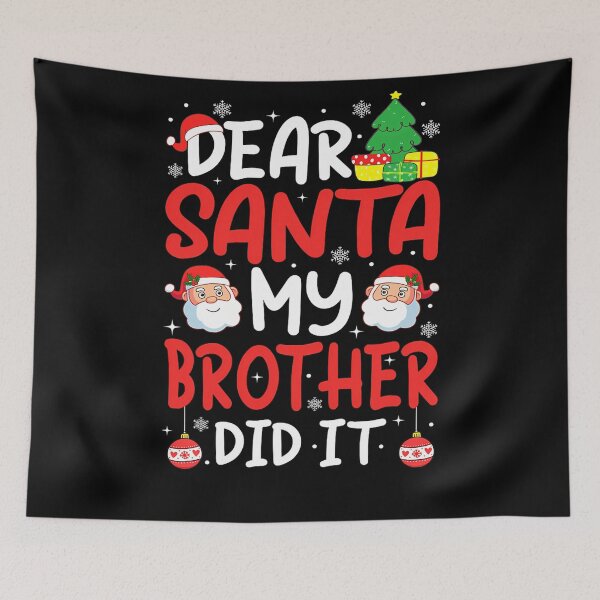 Item preview, Dear It Did Christmas My Holiday Santa Funny Retro Vintage Brother designed and sold by MediarMedic.