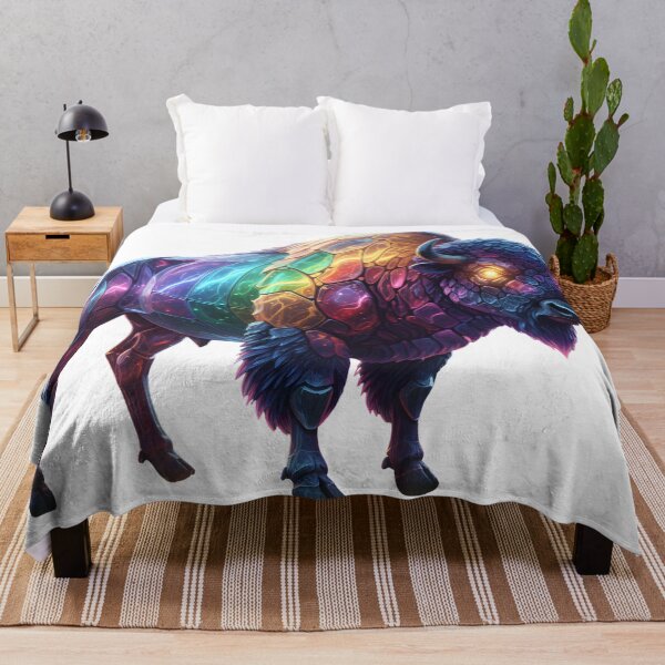 Item preview, Colorful Bison Art designed and sold by GloriousArtSKD.