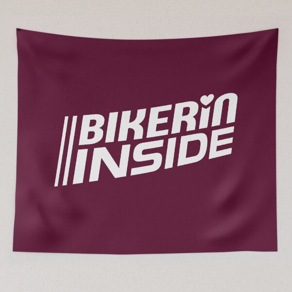 Item preview, Biker inside lettering (white) designed and sold by VEB Ostladen.