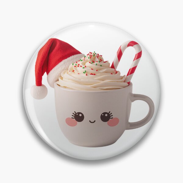 Item preview, Kawaii Christmas mug with candy cane designed and sold by Super-tshirtco.