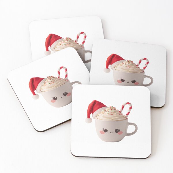Item preview, Kawaii Christmas mug with candy cane designed and sold by Super-tshirtco.