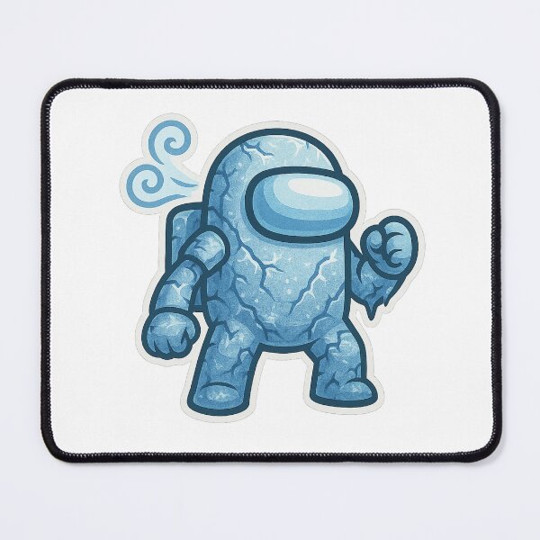 Item preview, Dispatch Game Ice Warrior Sticker | Frost Sentinel Frozen Crewmate | Cold Power PNG designed and sold by Gurjeetpixelart.
